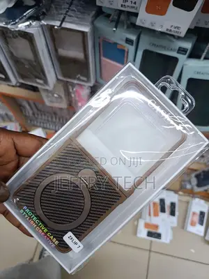 Samsung Galaxy Z Flip Series Phone a Carbon Fiber Texture and an Ring