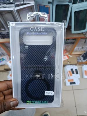 Carbon Fiber Texture Case With a Ringsamsung Galaxy Z Flip 3 or Flip 4 - thumbnail 2