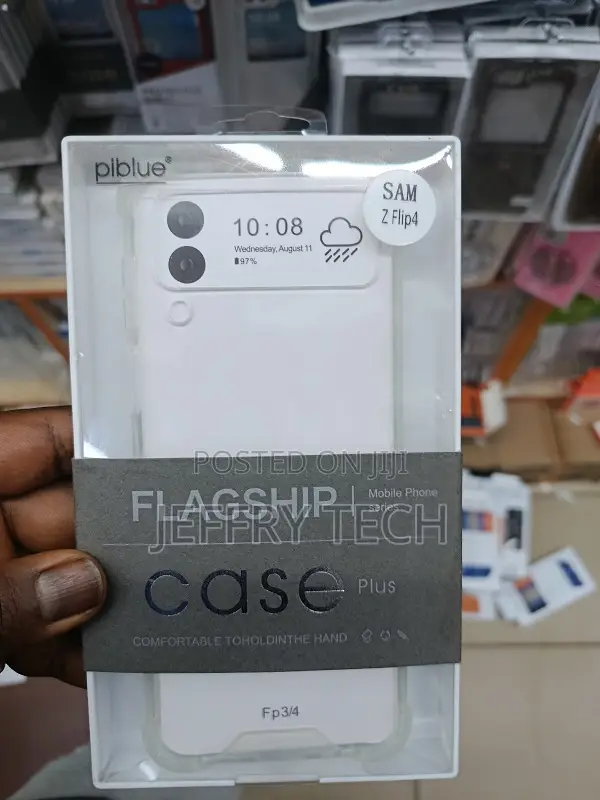 Piblue Brand Transparent Case Designed for the Samsung Galaxy Z Flip4