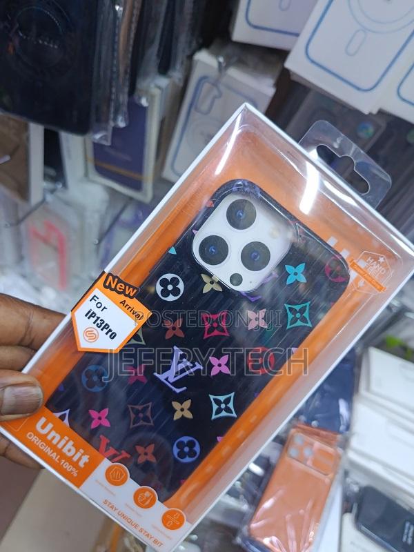 Electroplated Lv Phone Case for 13 Pro - thumbnail 3