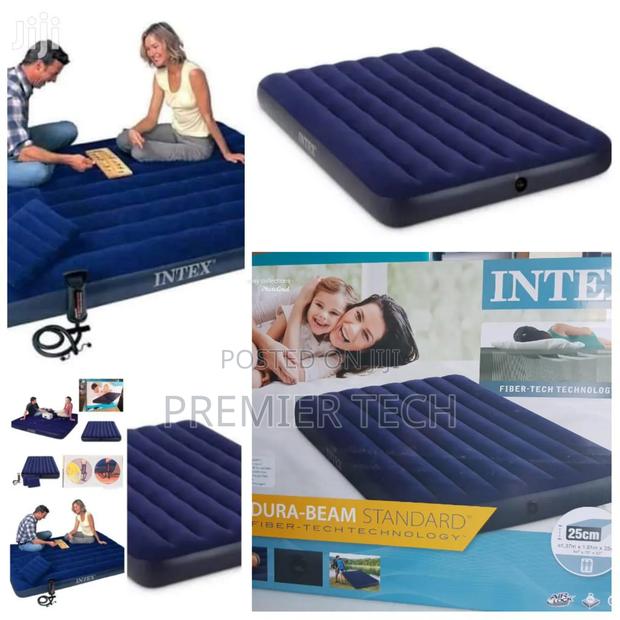 *Intex Inflatable Mattress With Pump - main view