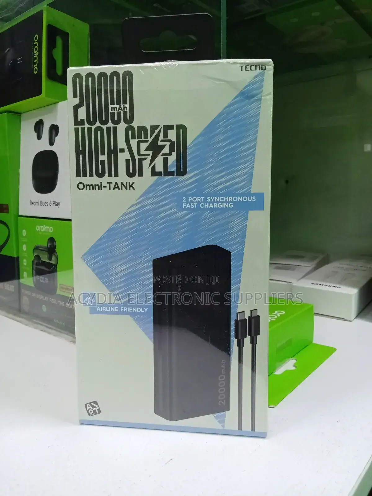 Tecno Omni-Tank 20000mah High Speed Charging Power Bank