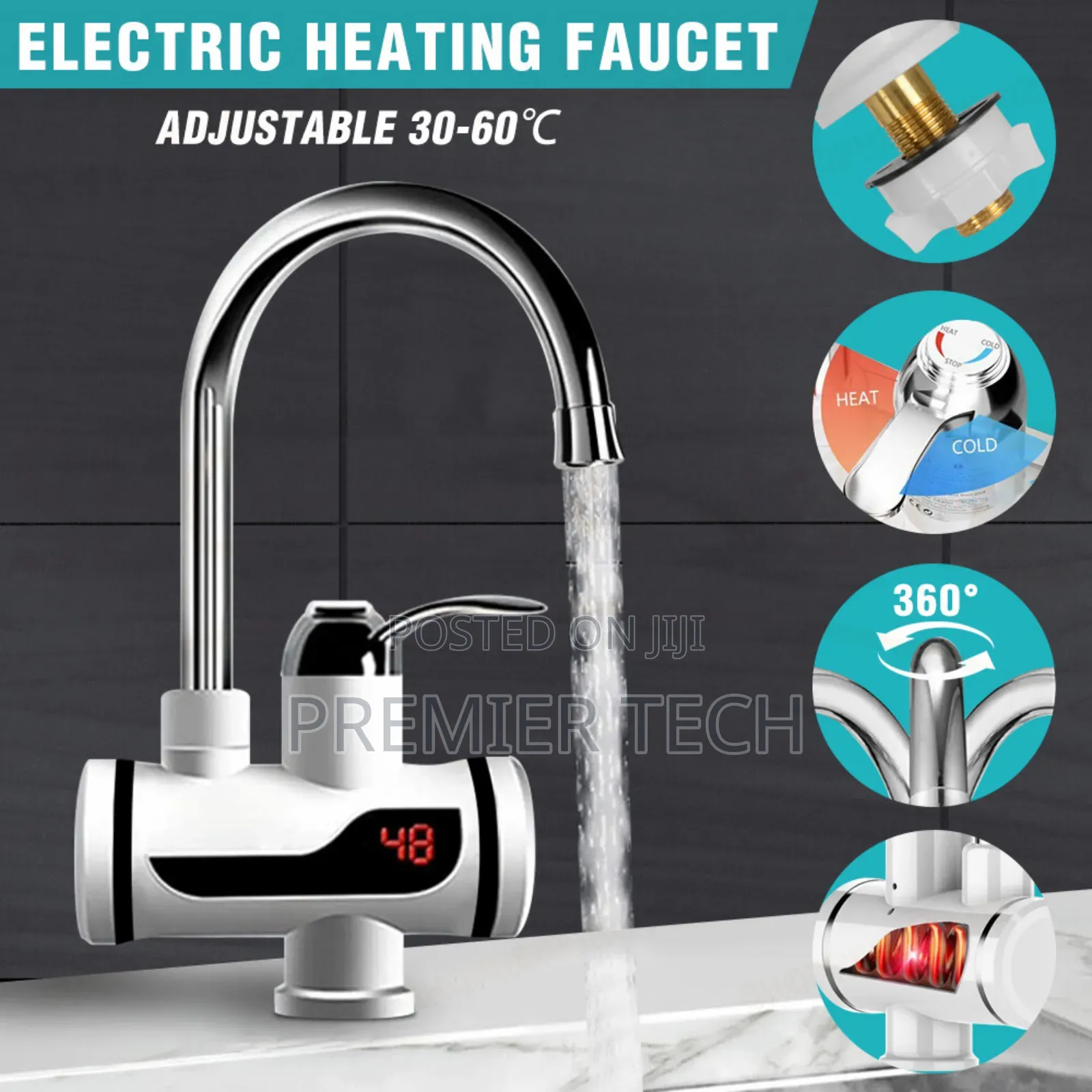*110v 3000w Kitchen Digital Tankless Instant Heater