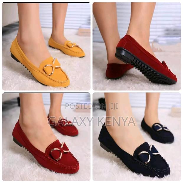 Maroon/Black Ladies (Loafers) - thumbnail 3