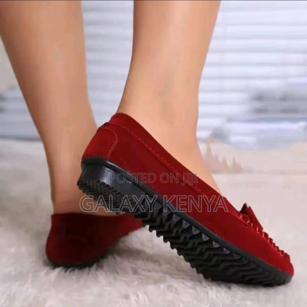Maroon/Black Ladies (Loafers) - thumbnail 4