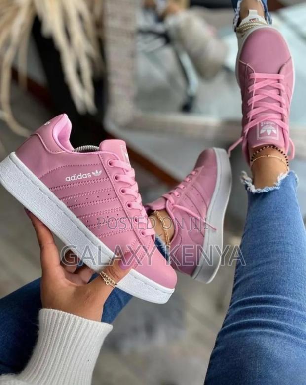 Pink/White Sneakers - thumbnail 4