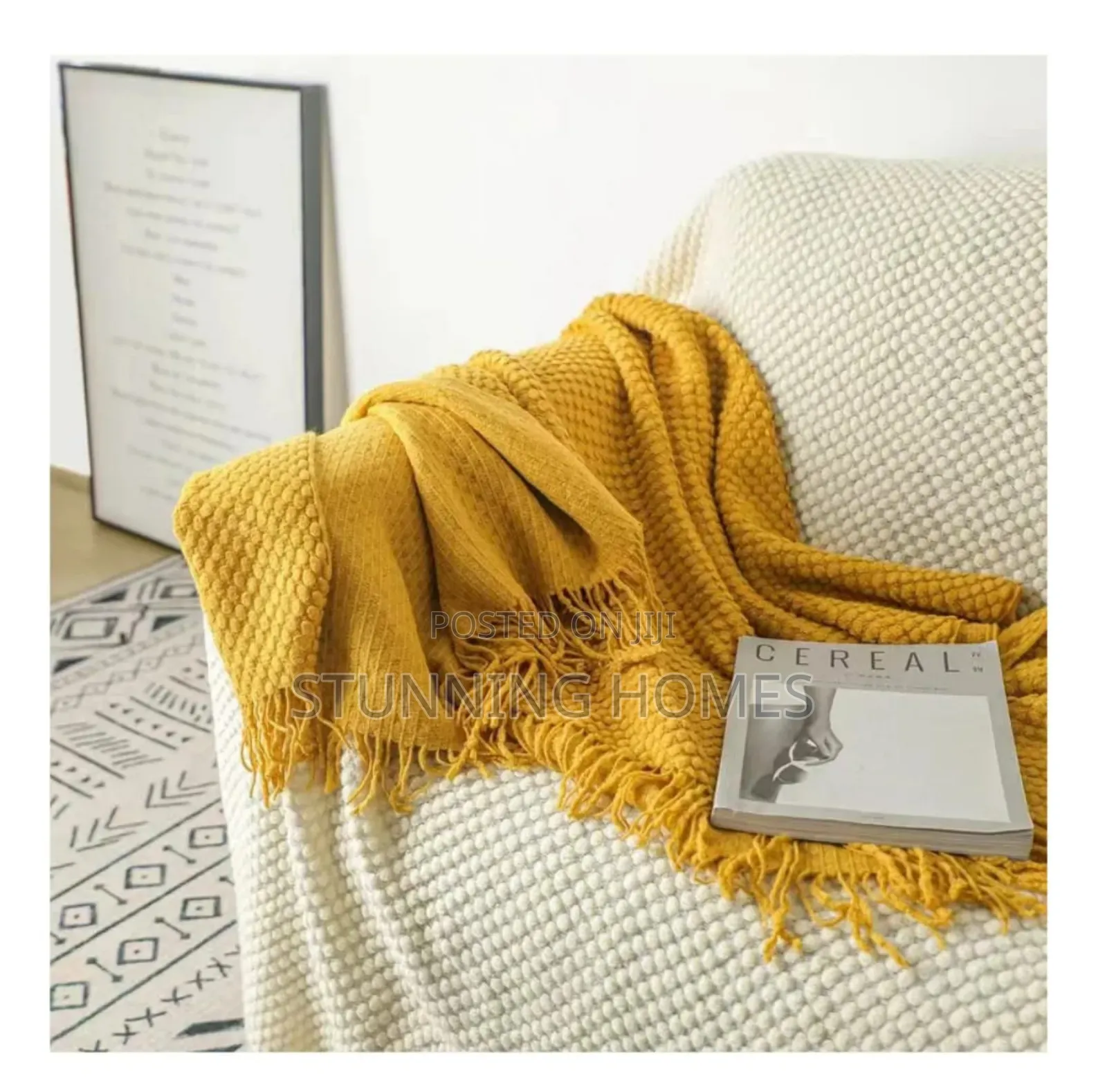 Soft Knitted Throw