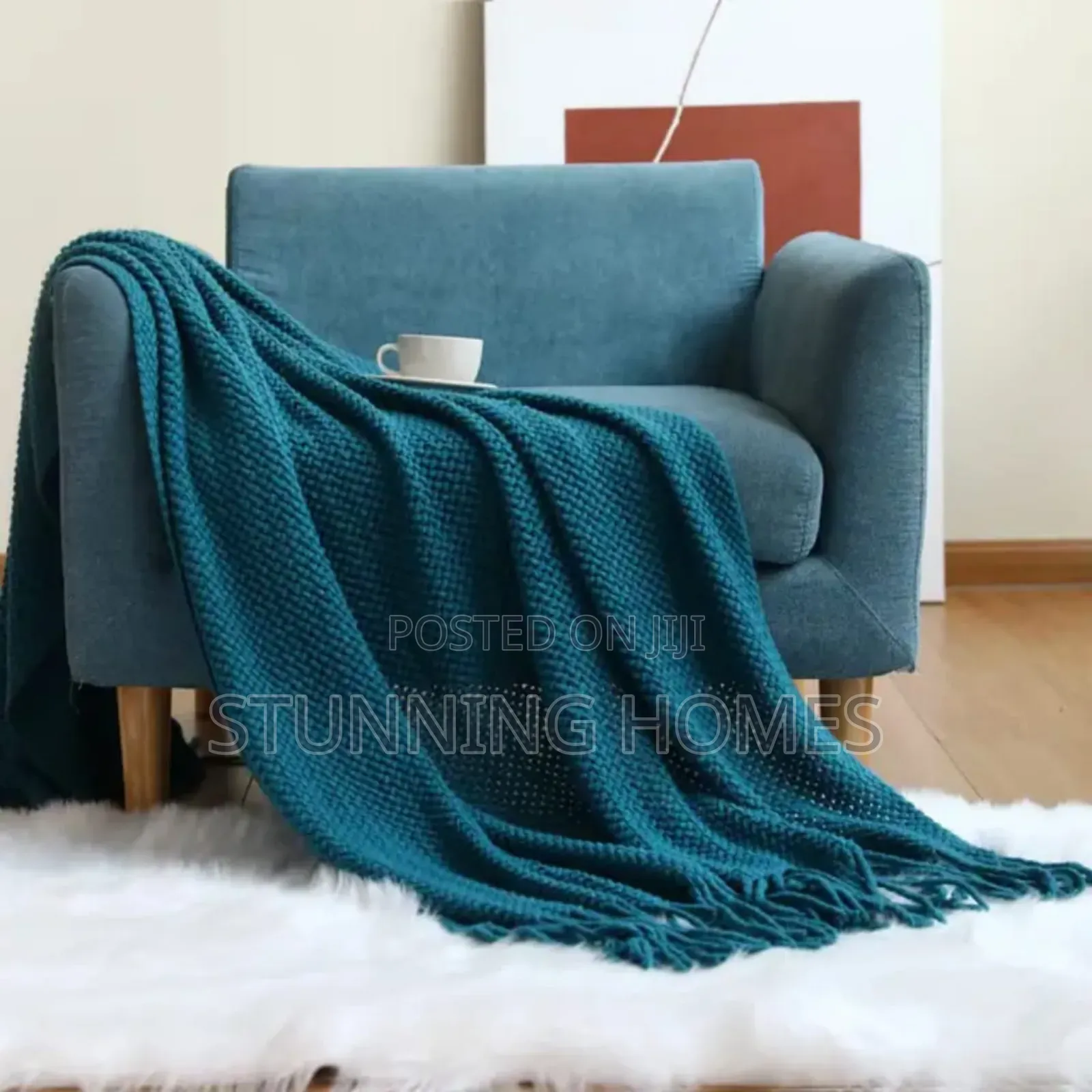 Soft Knitted Throw