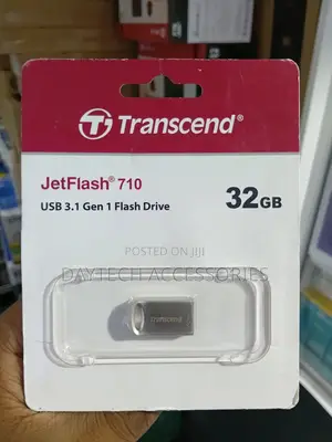 This Is a Transcend Jetflash 710 32gb Usb 3.1 Gen 1 Flash Drive.