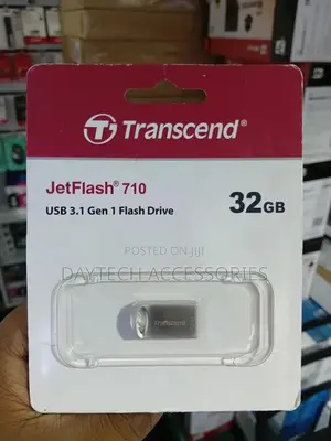 This Is a Transcend Jetflash 710 32gb Usb 3.1 Gen 1 Flash Drive.