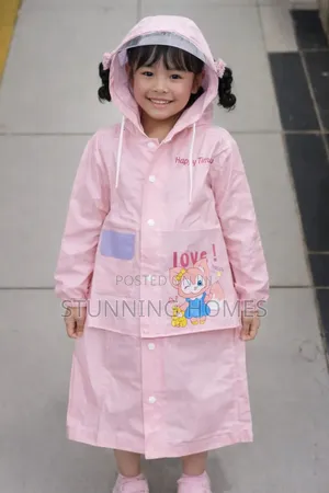 Kids Rain Coat With a Hoodie