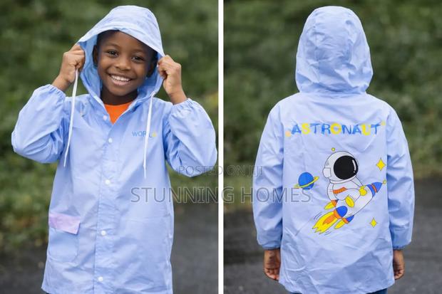 Kids Rain Coat With a Hoodie - thumbnail 3