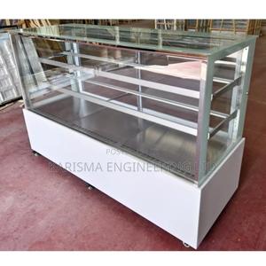 Elegant Glass Cake Display Chiller - thumbnail 2