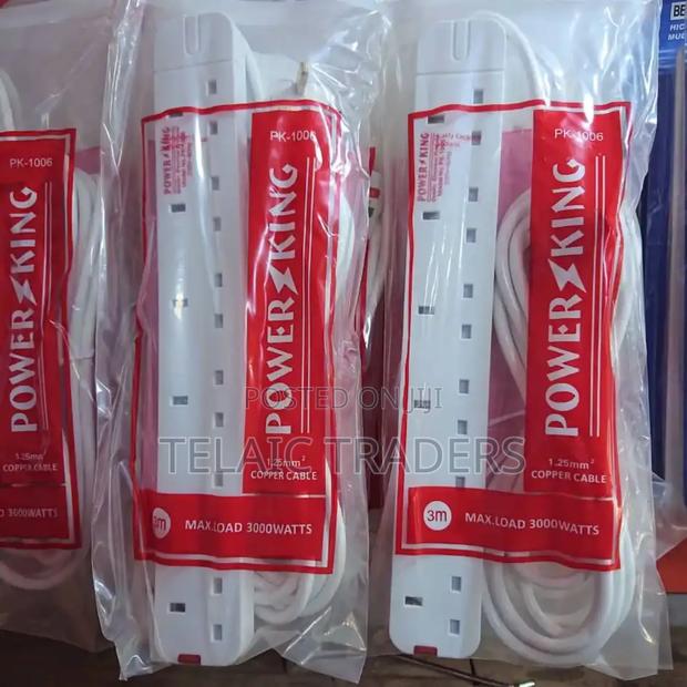 Powerking Extension Cord 3m 6way - thumbnail 2