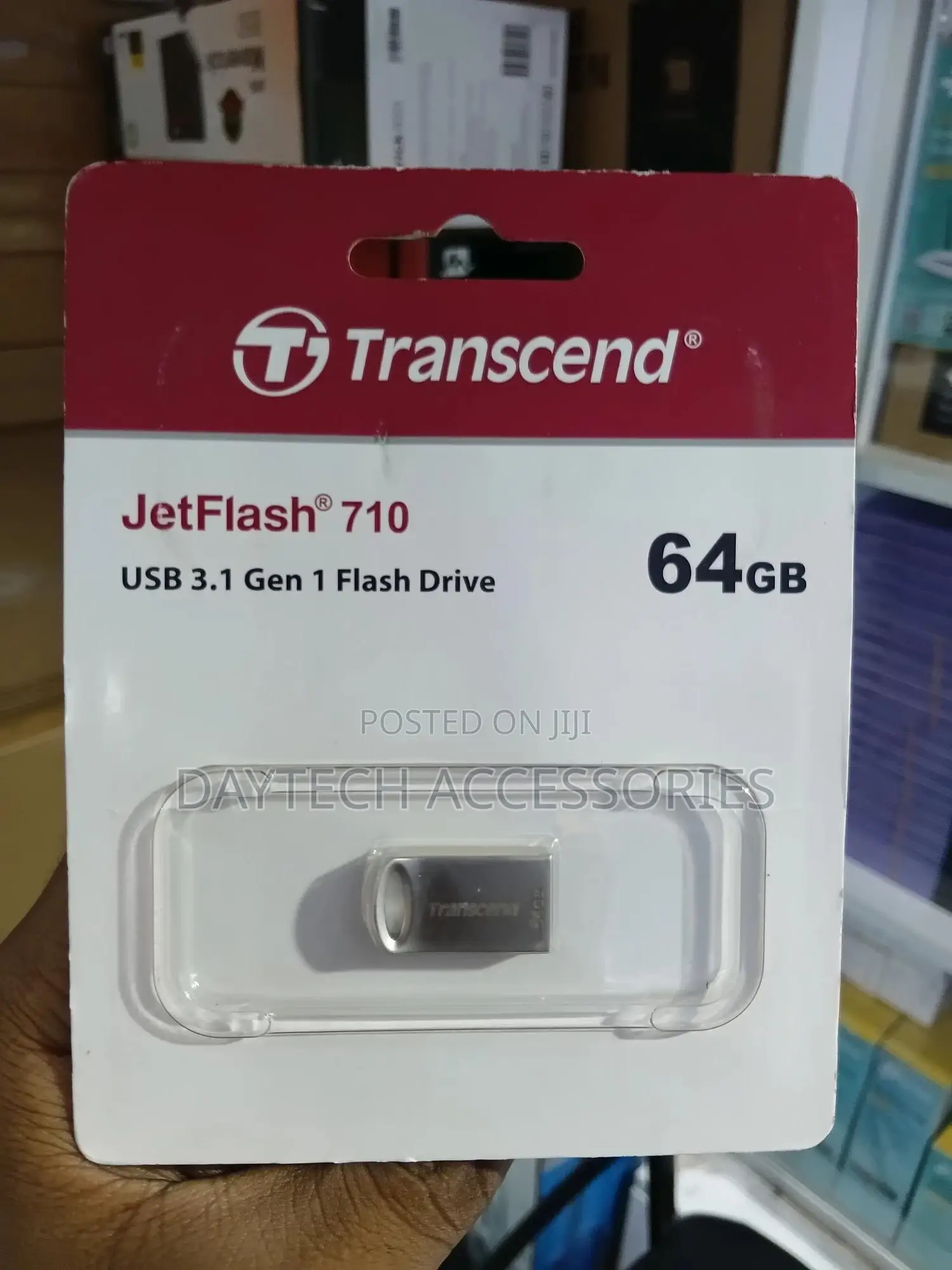 This Is a Transcend Jetflash 710 64gb Usb 3.1 Gen 1 Flash Drive.