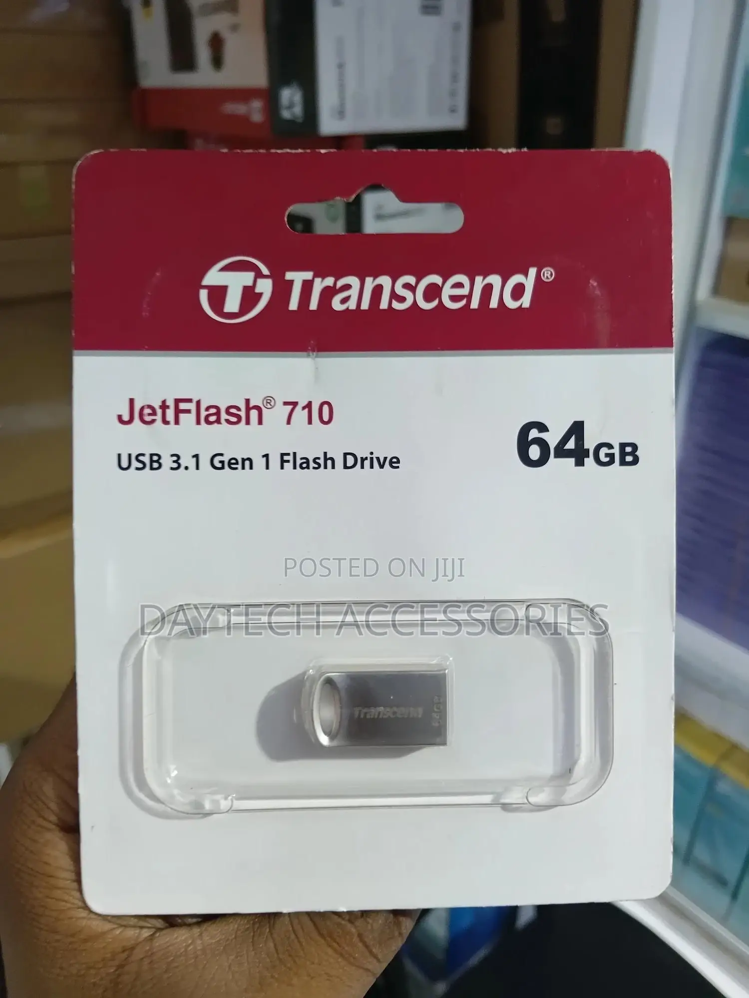 This Is a Transcend Jetflash 710 64gb Usb 3.1 Gen 1 Flash Drive.