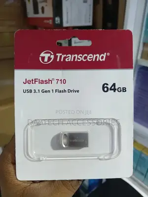 This Is a Transcend Jetflash 710 64gb Usb 3.1 Gen 1 Flash Drive.