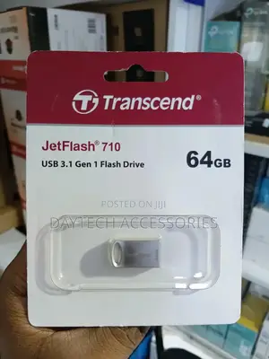 This Is a Transcend Jetflash 710 64gb Usb 3.1 Gen 1 Flash Drive.