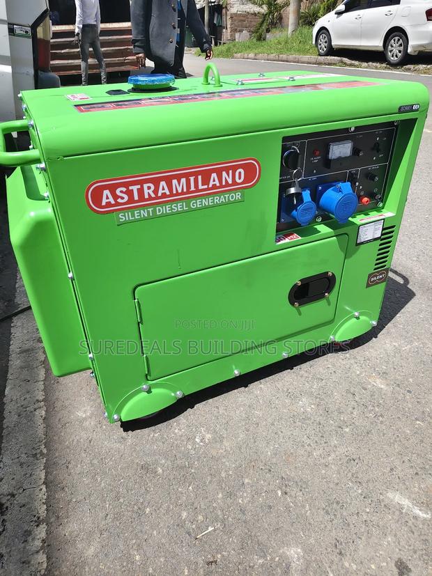 Astramilano Silent Diesel Generator.  * Amd8500s * - main view