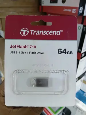 Transcend 64gb Jetflash 710 Usb 3.1 Gen 1 Pen Drive Silver