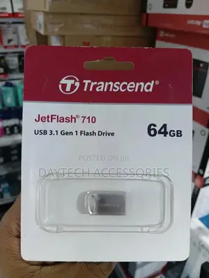 Transcend 64gb Jetflash 710 Usb 3.1 Gen 1 Pen Drive Silver