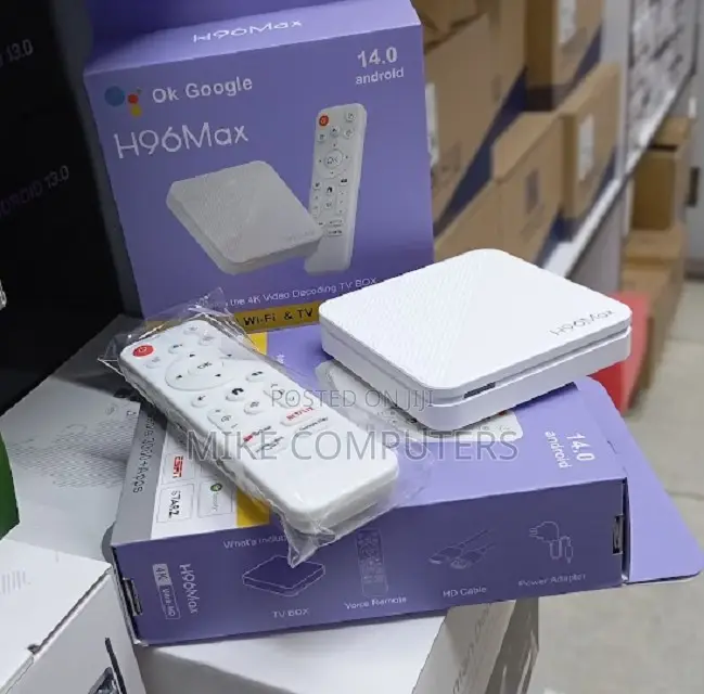 H96 Max Tv Box16gb Wifi6 Voice Control Streaming Video .