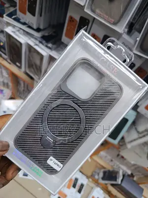 Generic Carbon Fiber Magsafe Phone Case for the iPhone 14 Pro.
