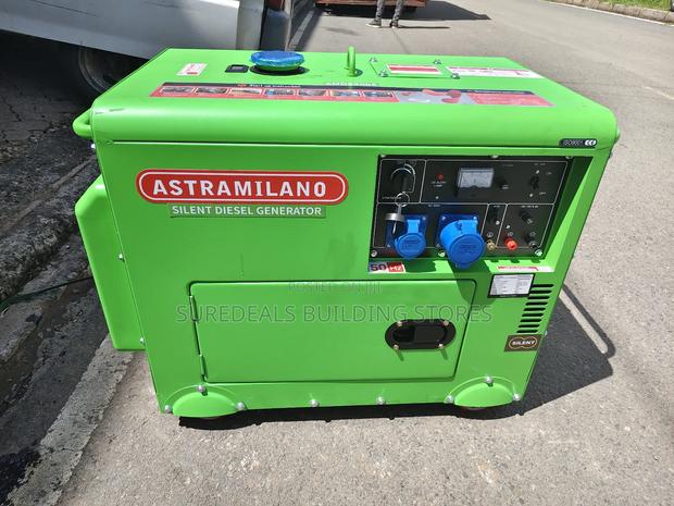 Astramilano Silent Diesel Generator, Model Amd8500s. - main view