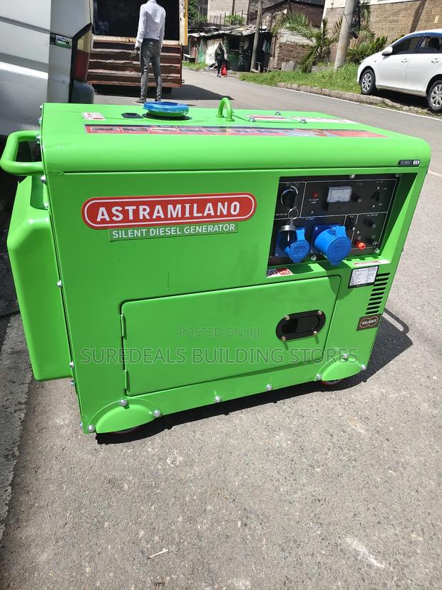 Astramilano Silent Diesel Generator, Model Amd8500s. - thumbnail 3
