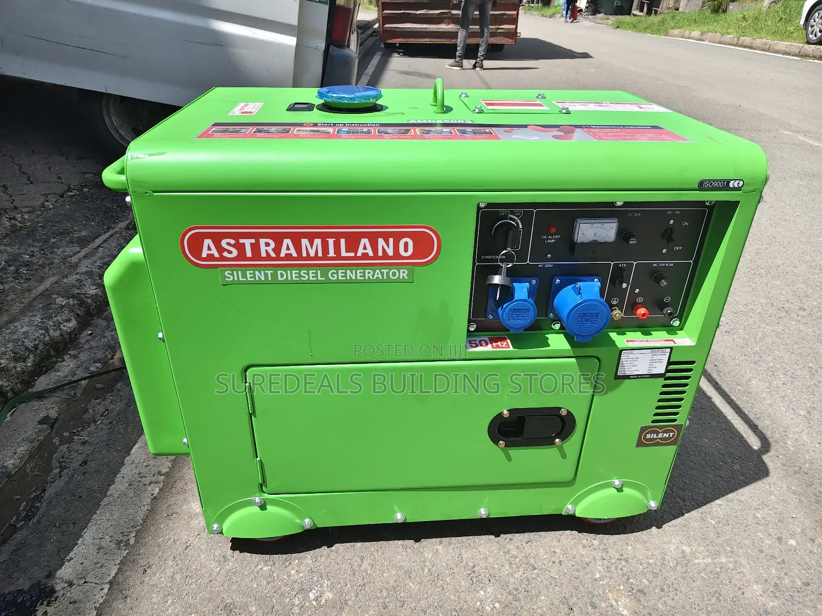 Astramilano Silent Diesel Generator, Model Amd8500s.