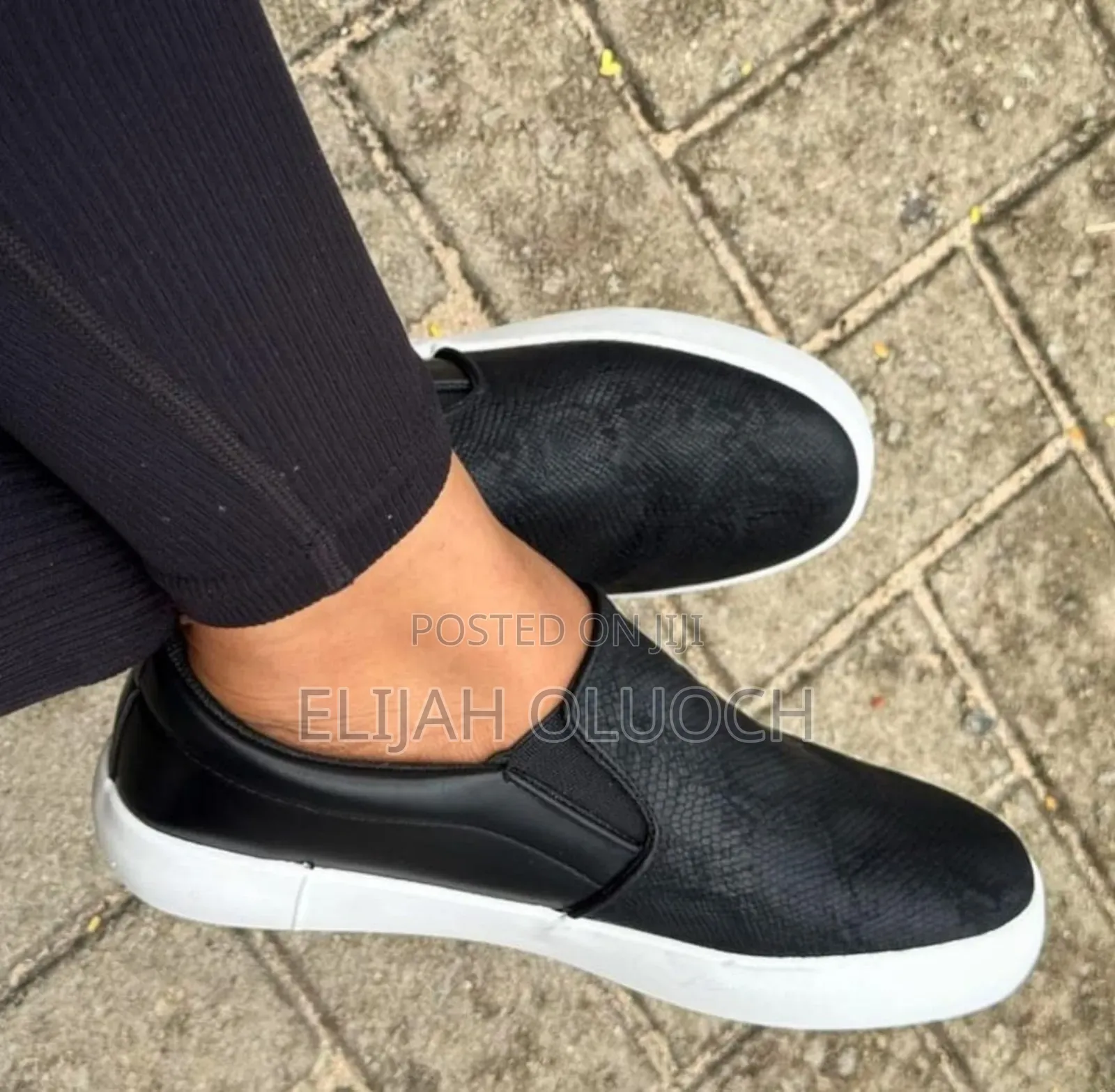 Ladies  Slip In Animal Print Rubber Shoes
