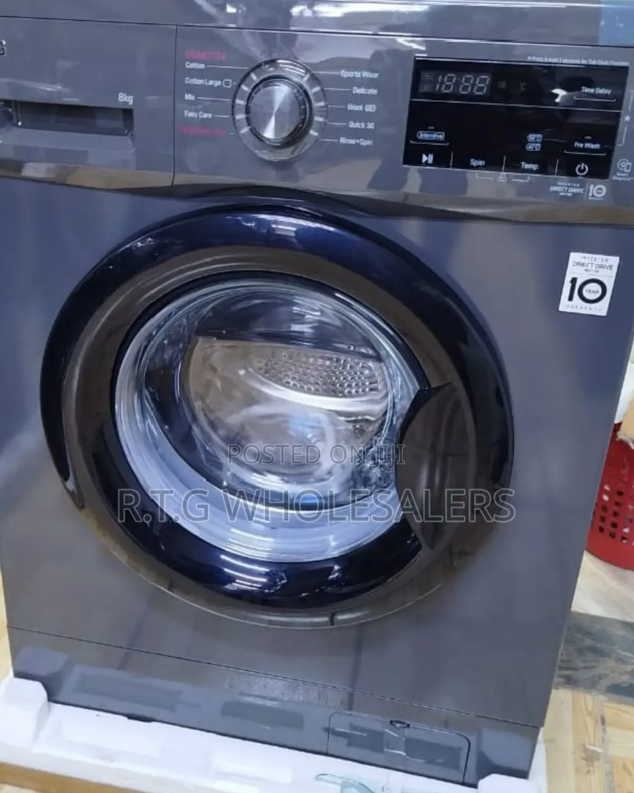 Lg 9 Kg Front-Load Washer With Smart Thinq Direct Drive
