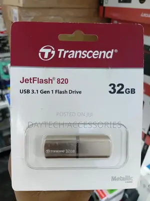 Transcend Jetflash 820 Usb 3.1 Gen 1 Flash Drive With Capacity of 32gb