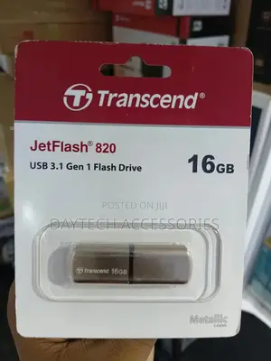 This Is a Transcend Jetflash 820 16gb Usb 3.1 Gen 1 Flash Drive.