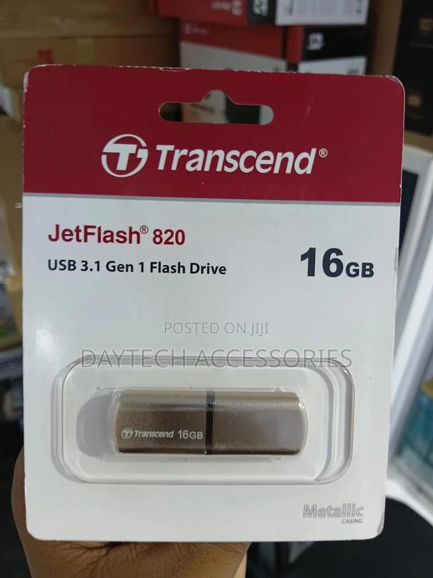 This Is a Transcend Jetflash 820 16gb Usb 3.1 Gen 1 Flash Drive. - thumbnail 3