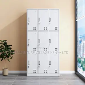 Office Cabinets| 9-locker Steel Storage Cabinet