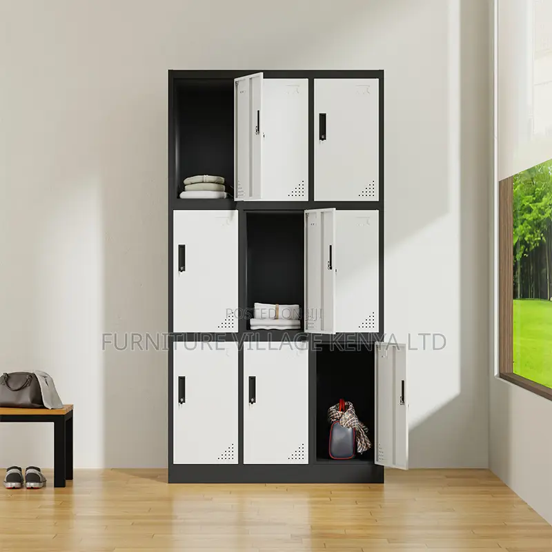 Office Cabinets| 9-locker Steel Storage Cabinet