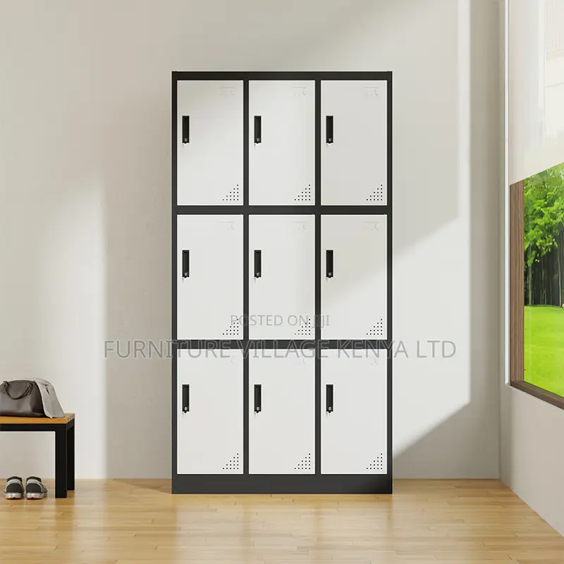 Office Cabinets| 9-locker Steel Storage Cabinet