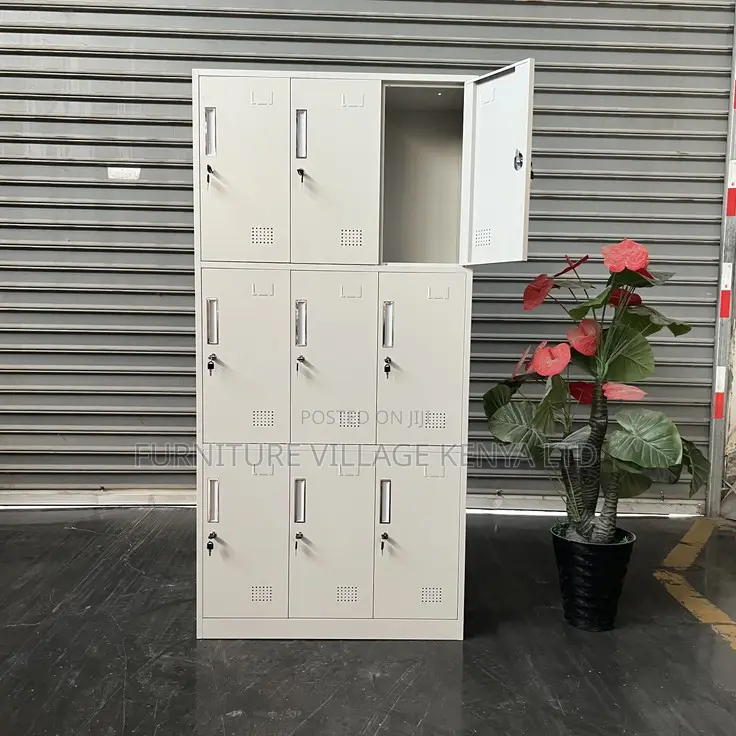 Office Cabinets| 9-locker Steel Storage Cabinet
