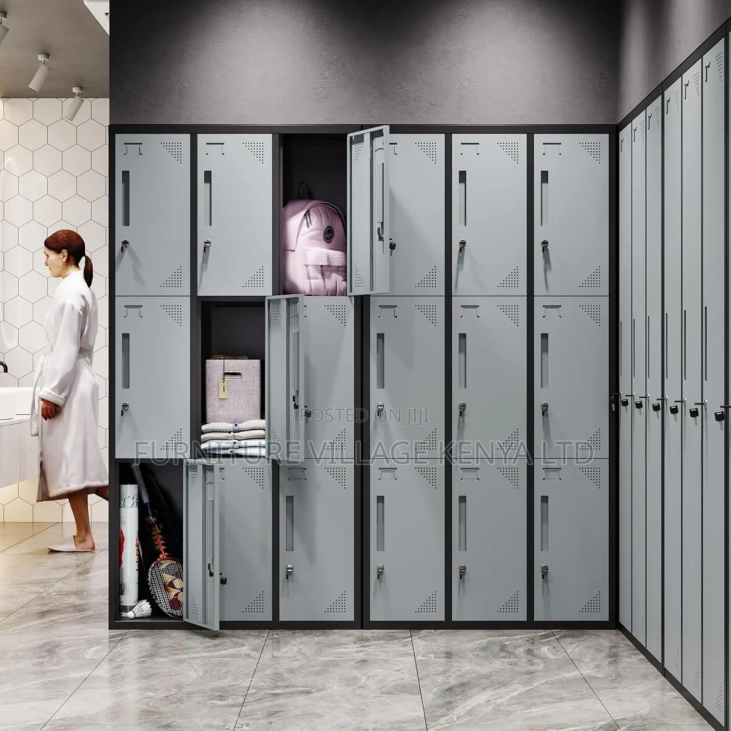 Office Cabinets| 9-locker Steel Storage Cabinet