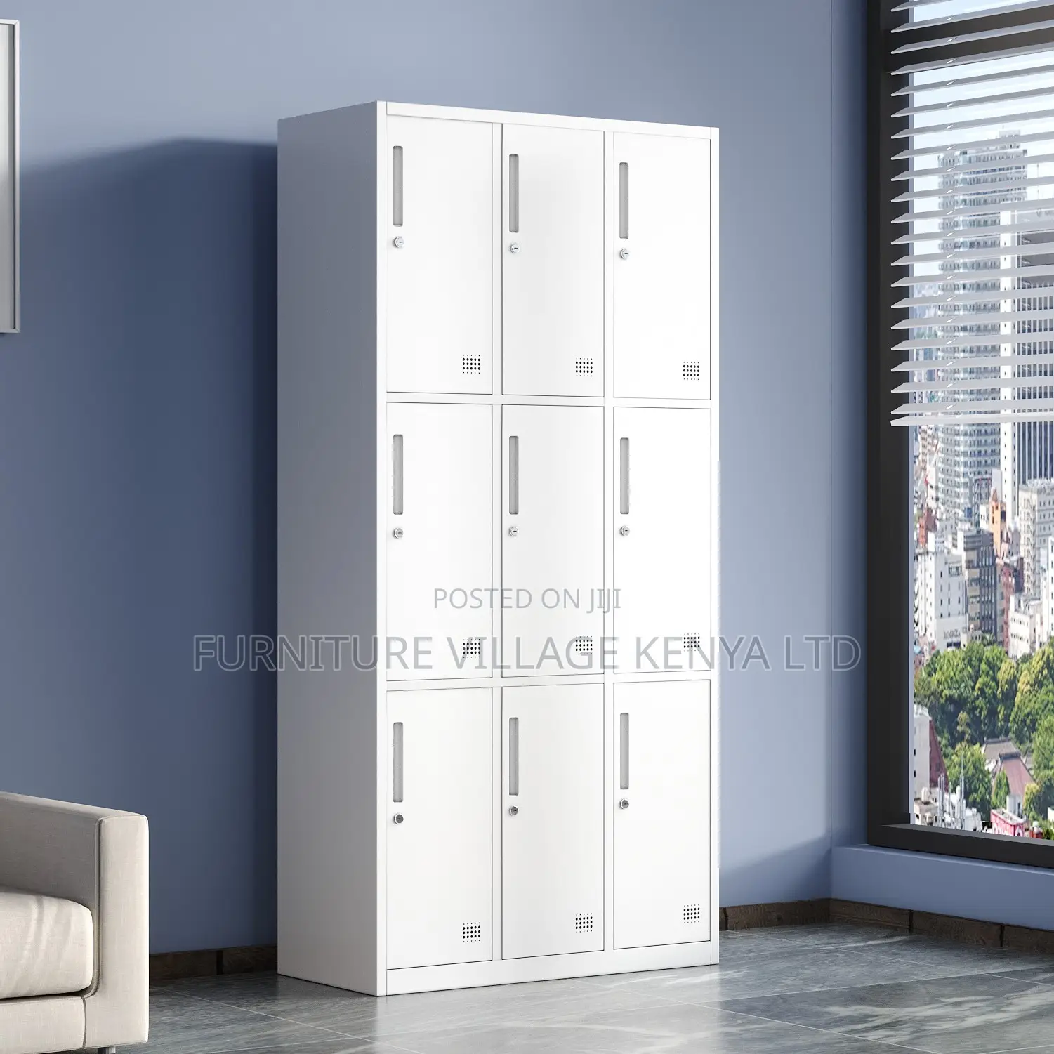 Office Cabinets| 9-locker Steel Storage Cabinet