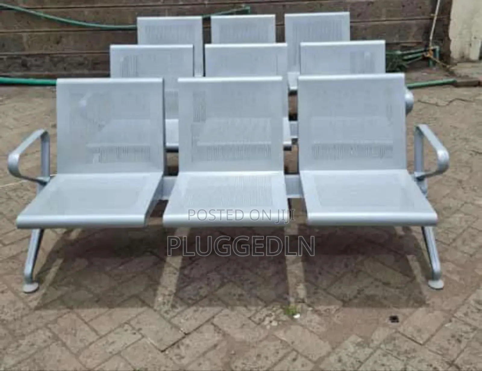 Airport 3-Link Heavy-Duty Waiting Bench