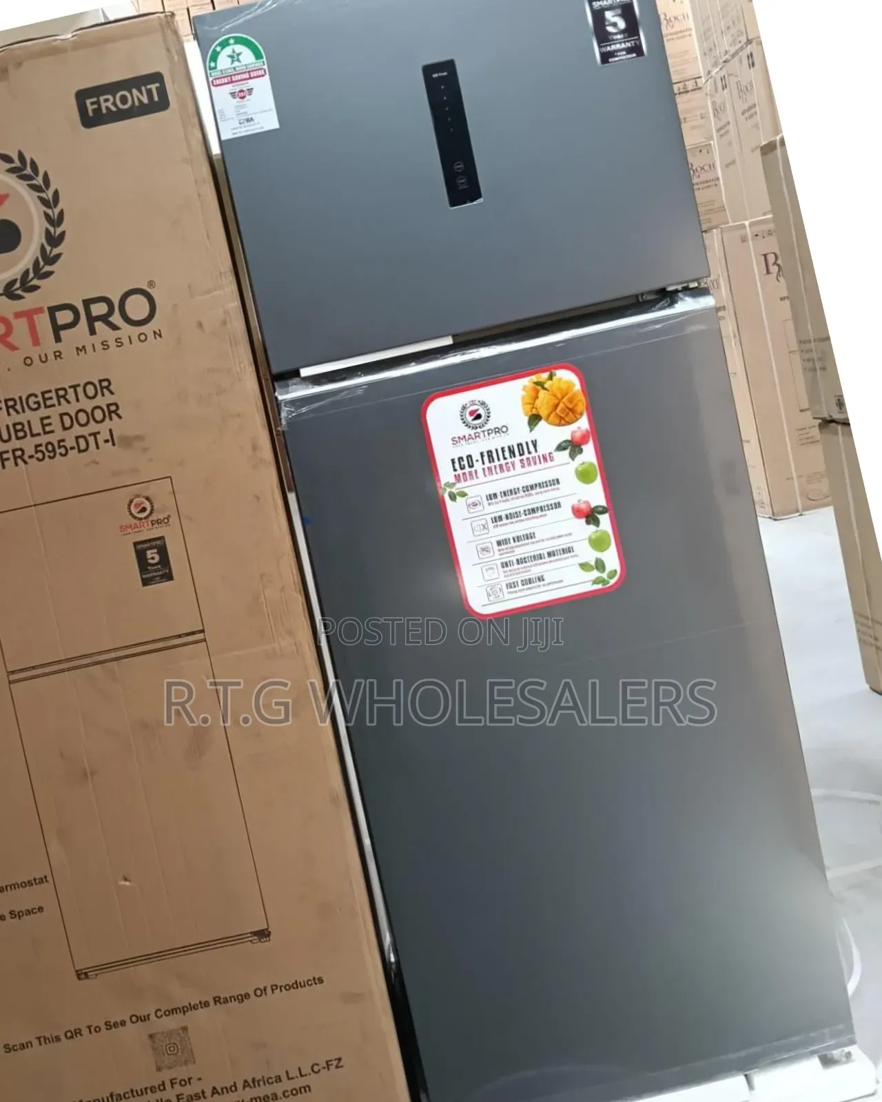 Smart Pro 464 L 2‐Door No Frost Refrigerator – Energy Efficient