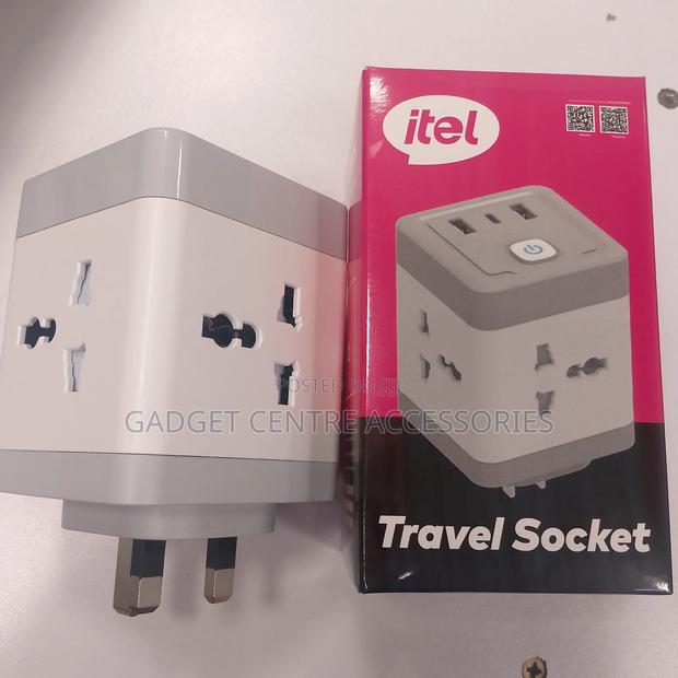 New Itel Travel Socket With 2usb ,Type C - thumbnail 3