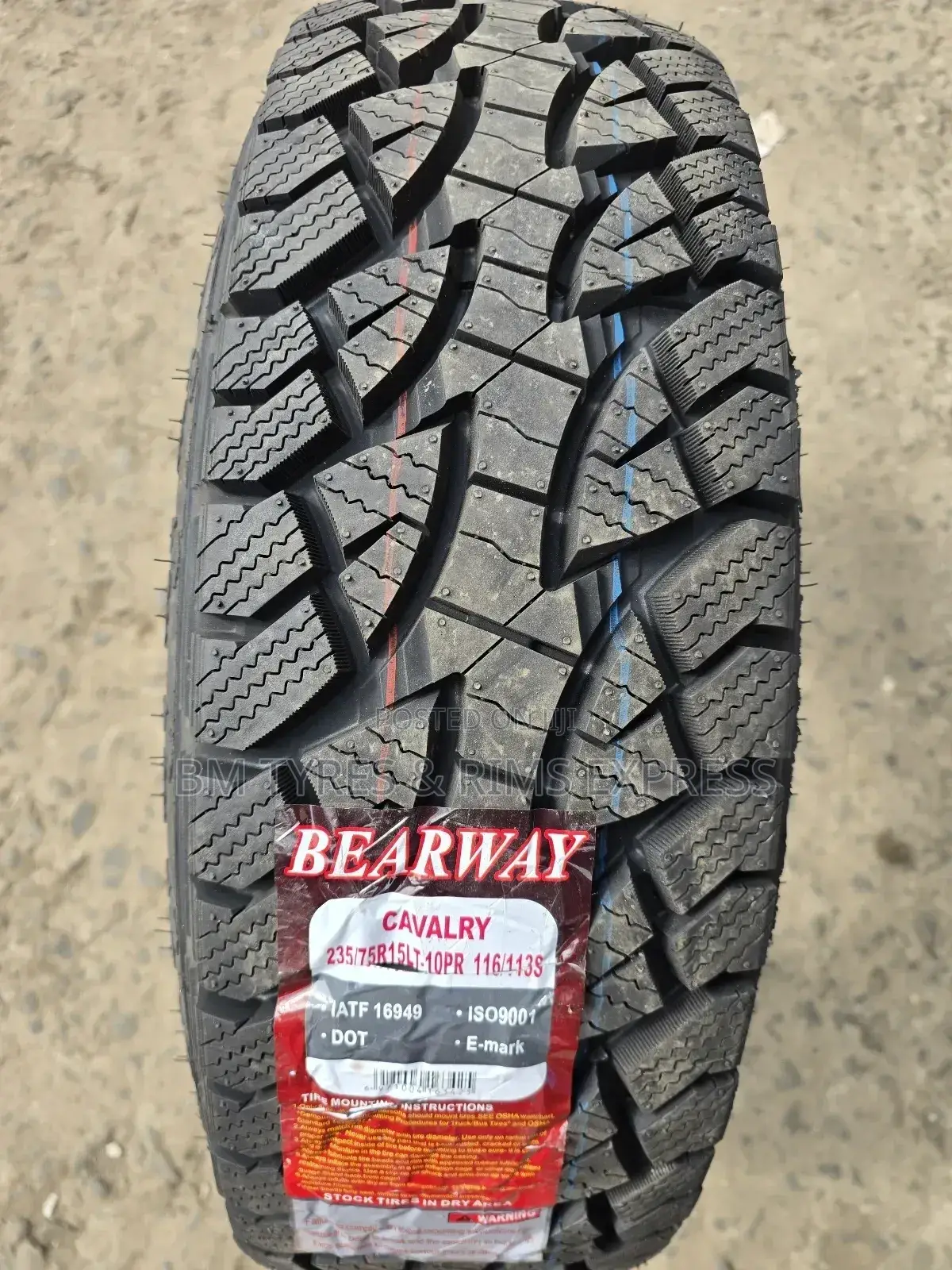 235 /75 R15 Bearway Tyres (All Terrein)