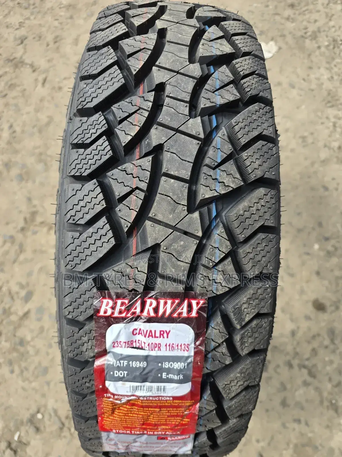 235 /75 R15 Bearway Tyres (All Terrein)