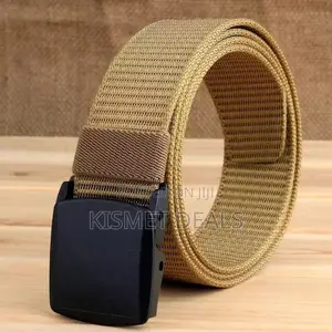 Canvas Fabric Belt Outdoor Tacticalhunting Hiking Sport Belt
