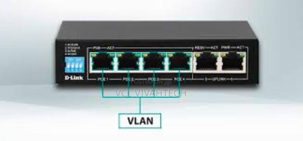 D-Link 6-Port Gigabit Poe Switch 4lr , 2 Uplink - main view