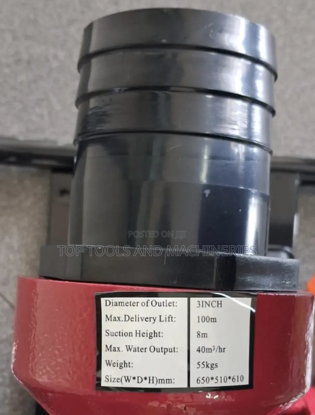 Milano Italia 3inch Cast Iron 100mtrs High Pressure Diesel Water Pump