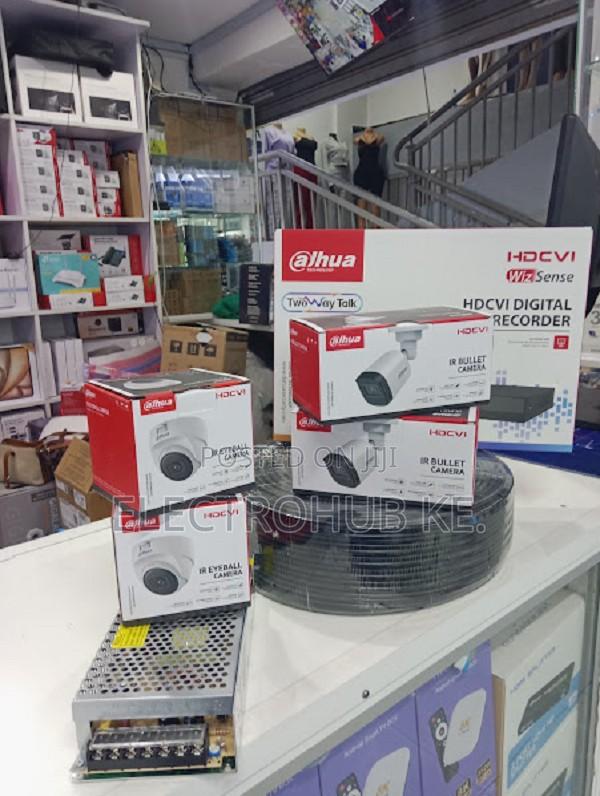 Complete Set Dahua Cctv Security Cameras / Dahua 4 Channel Kit